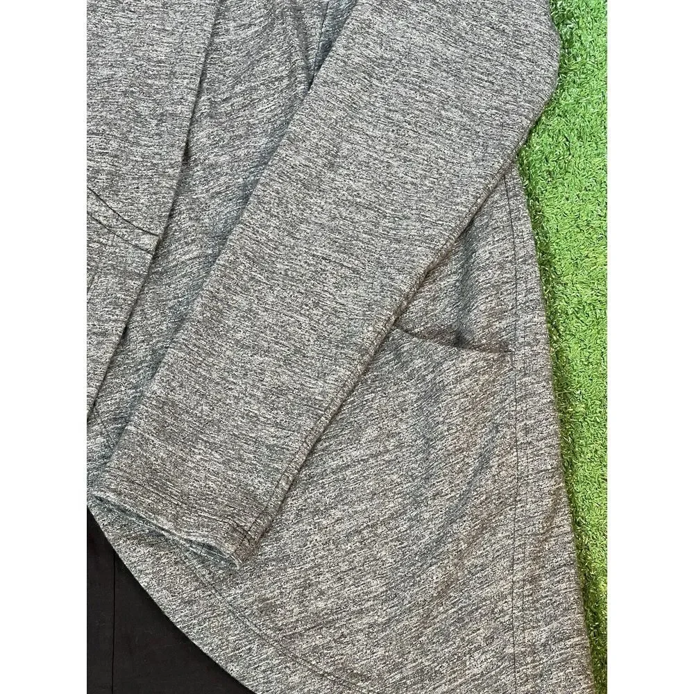 Lululemon Rulu Rally Wrap Long Sleeve Size 8‎ Heathered Graphite HGHP 57369